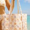 Beach Quilted Tote Bag