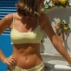 Bruno Scoop Neck Bikini Top -Dippin Daisys Shop BRUNO TOP TENDER YELLOW