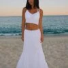 Claire Tiered Maxi Skirt 14 Claire Tiered Maxi Skirt -Dippin Daisys Shop CLAIRE SKIRT WHITE
