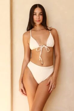 Ultra High Waist Cheeky Bikini Bottom -Dippin Daisys Shop D3034JCHLC DOVE ultra bottom dove 1