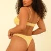 Seaport High Cut Thong Bikini Bottom 19 Seaport High Cut Thong Bikini Bottom -Dippin Daisys Shop D3049JMNLC GLDT seaport bottom golden ditsy 1