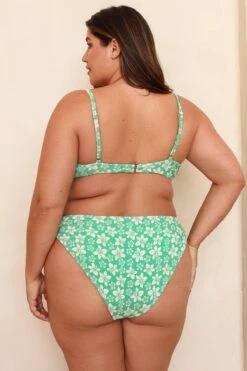 Seashore High Waist Cheeky Bikini Bottom -Dippin Daisys Shop D3145 PPRD seashore bottom palm paradise 7