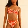 Seashore High Waisted Cheeky Swim Bikini Bottom 8 Seashore High Waisted Cheeky Swim Bikini Bottom -Dippin Daisys Shop D3145JRMLC INBM seashore bottom in bloom 1