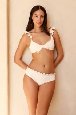 Kiara Ruffled Moderate Bikini Bottom