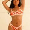 Glow Cheeky Swim Bikini Bottom -Dippin Daisys Shop D3221JRMLC INBM glow bottom in bloom 1