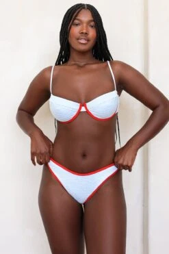 Venice Cheeky Bikini Bottom -Dippin Daisys Shop D3267 SLST venice bottom sailor stripe 5