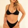 Zen Knotted Triangle Bikini Top 11 Zen Knotted Triangle Bikini Top -Dippin Daisys Shop D4068JRMSC BLK zen top black 1