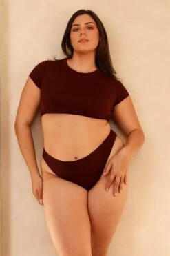 Joni Crop Top 13 Joni Crop Top -Dippin Daisys Shop D4259 MCHA joni top mocha 4