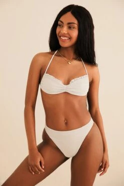 Valentina Tie Straps Bandeau Bikini Top 6 Valentina Tie Straps Bandeau Bikini Top -Dippin Daisys Shop D4288JLXLD DMND valentina top diamond 1