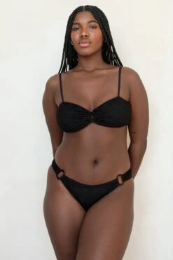 All My Love Bandeau Bikini Top -Dippin Daisys Shop D4330 LBLK all my love top lace black 5