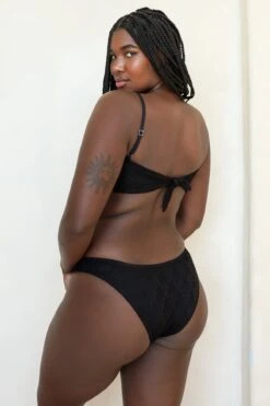 All My Love Bandeau Bikini Top -Dippin Daisys Shop D4330 LBLK all my love top lace black 7