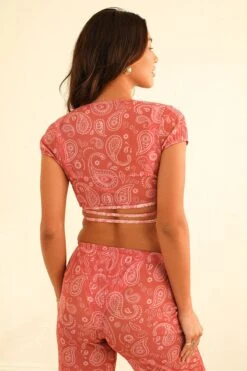 Cher Top -Dippin Daisys Shop D7135JMEOD PPSL cher top pink paisley 3