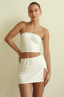 Charmed Mini Skirt 9 Charmed Mini Skirt -Dippin Daisys Shop D8109 CLDC charmed skirt cloud dancer 4