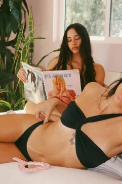 Frankie AsymmetricalBandeau Bikini Top