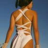 Happy Wife Criss Cross Tie Back One Piece 8 Happy Wife Criss Cross Tie Back One Piece -Dippin Daisys Shop HAPPY WIFE ONE PIECE