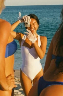 Happy Wife Criss Cross Tie Back One Piece -Dippin Daisys Shop HAPPY WIFE ONE PIECE2