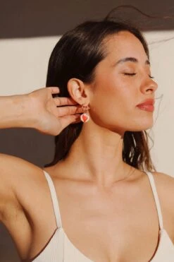 Heart Candy Earrings -Dippin Daisys Shop HEART CANDY EARRINGS3