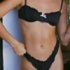 Primrose Underwire Bikini Top -Dippin Daisys Shop PRIMROSE TOP BLACK 2