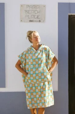 Surf Sleeveless Oversized Poncho